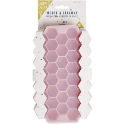 Gifi Moule à glaçon silicone rose x37 - 20,8x12,8xH2,3cm