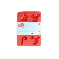 Gifi Moule à gâteau Mickey Disney silicone rouge 29x20xH3cm Clearance