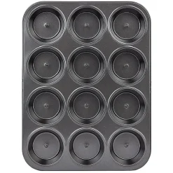 Gifi Moule à muffin coeur coulant en métal x12