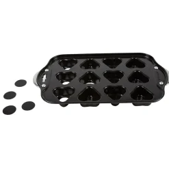 Gifi Moule à muffins coeurs avec fonds amovibles Sale