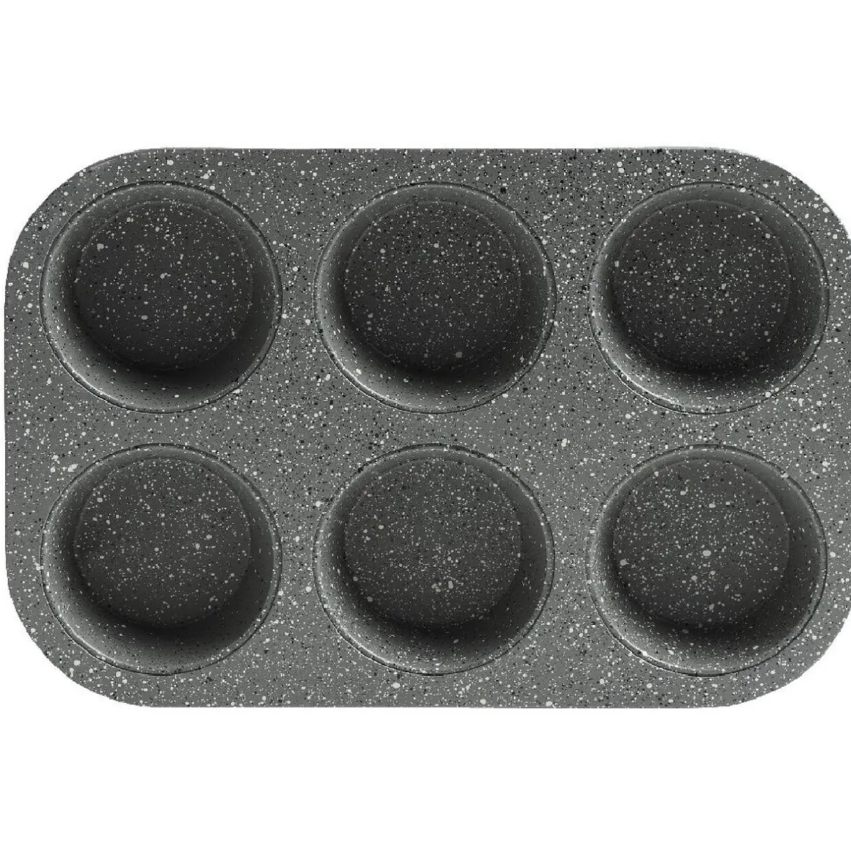 Gifi Moule à muffins gris effet marbre New