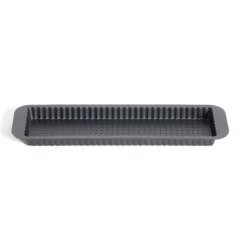 Gifi Moule à tarte rétractable acier perforé noir 35x11xH2,5cm Discount
