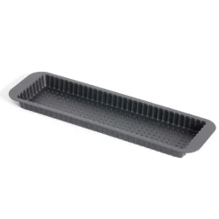 Gifi Moule à tarte rétractable acier perforé noir 35x11xH2,5cm Discount