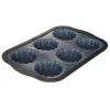 Gifi Moule à tartelettes gris et noir x6 Hot