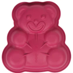 Gifi Moule carré silicone forme nounours rose Sale