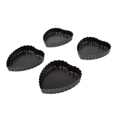 Gifi Moule forme mini coeur avec fond amovible x4 New