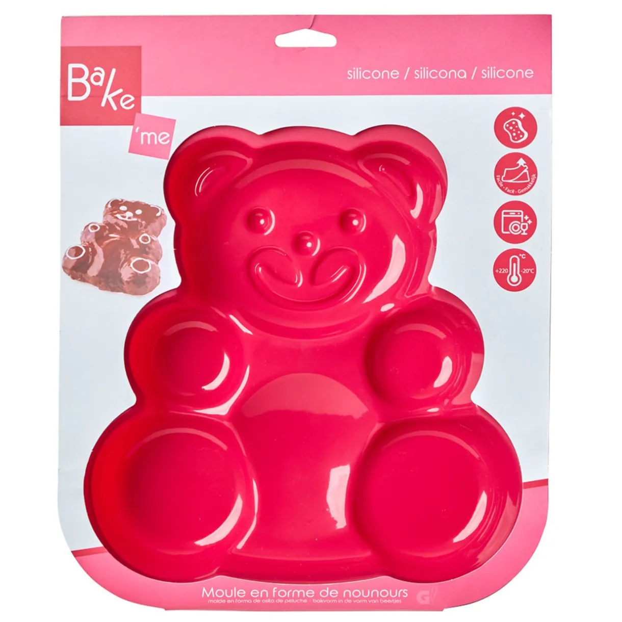 Gifi Moule forme nounours silicone rose Sale