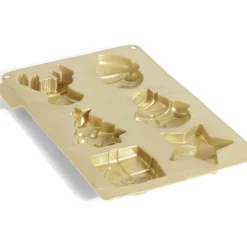 Gifi Moule silicone 6 formes de Noël 27x19xH2cm New