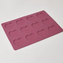 Gifi Moule silicone 12 macarons en forme de coeur Best