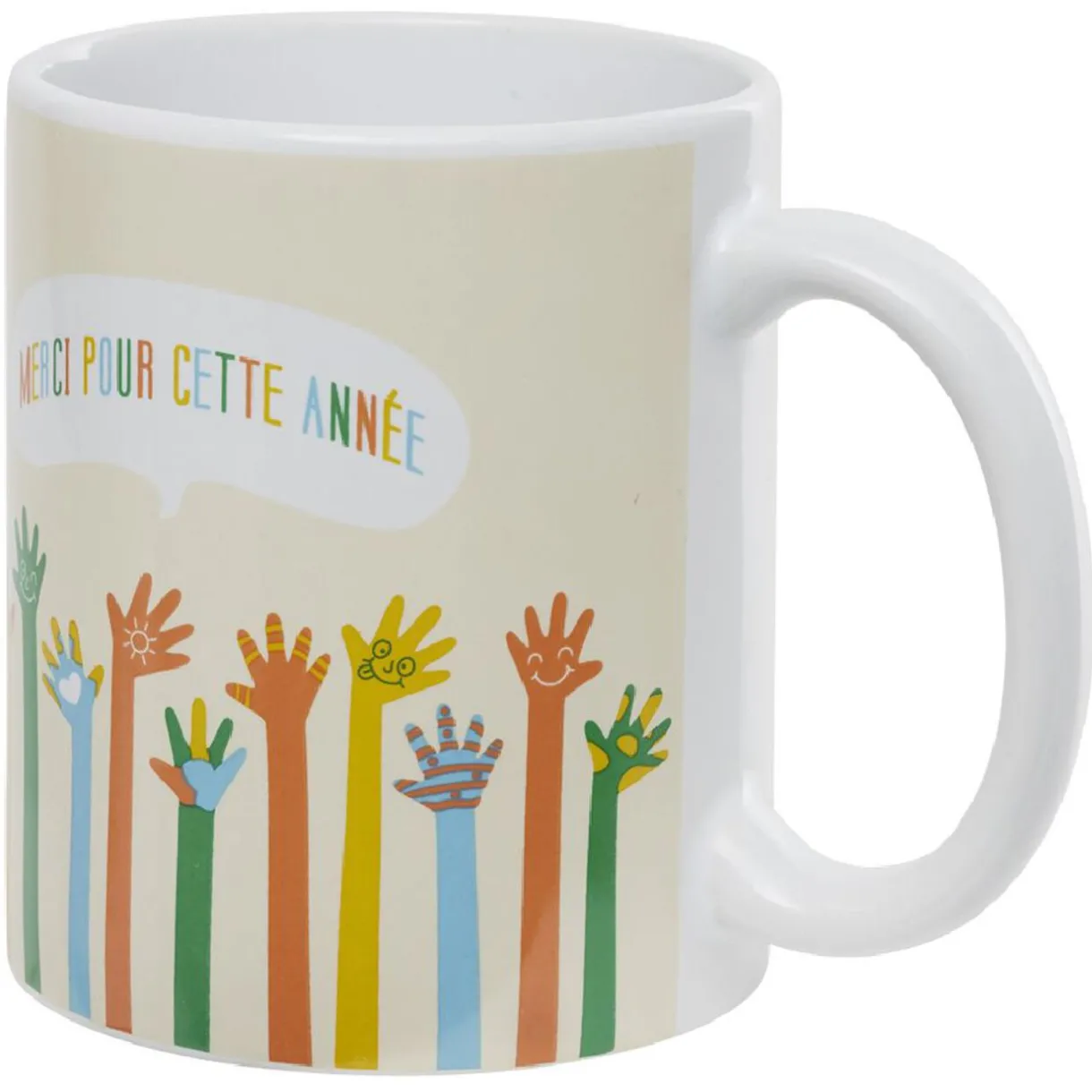 Gifi Mug à inscription Ø 8 x H.9,5 cm Outlet