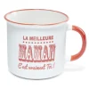 Gifi Mug à message en céramique