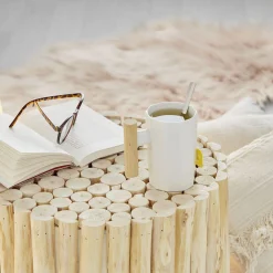 Gifi Mug blanc avec anse en bois