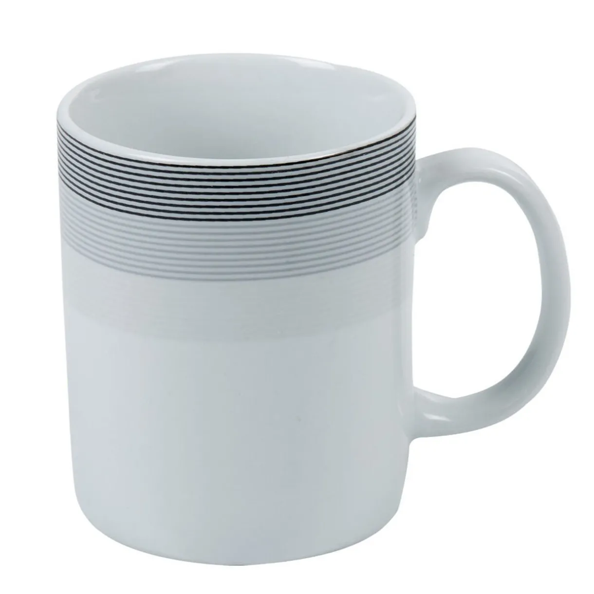 Gifi Mug blanc et gris Sérénité Rayures Online