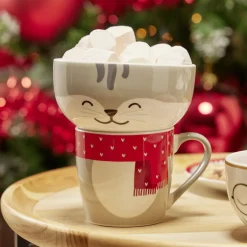 Gifi Mug 35,5cl avec bol chat 52cl