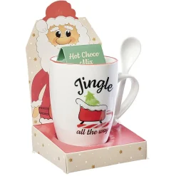 Gifi Mug de Noël en céramique avec préparation chocolat