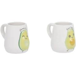 Gifi Mug duo avocat x2 Jamais l'un sans l'autre