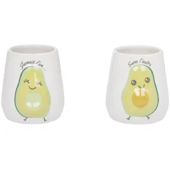 Gifi Mug duo avocat x2 Jamais l'un sans l'autre