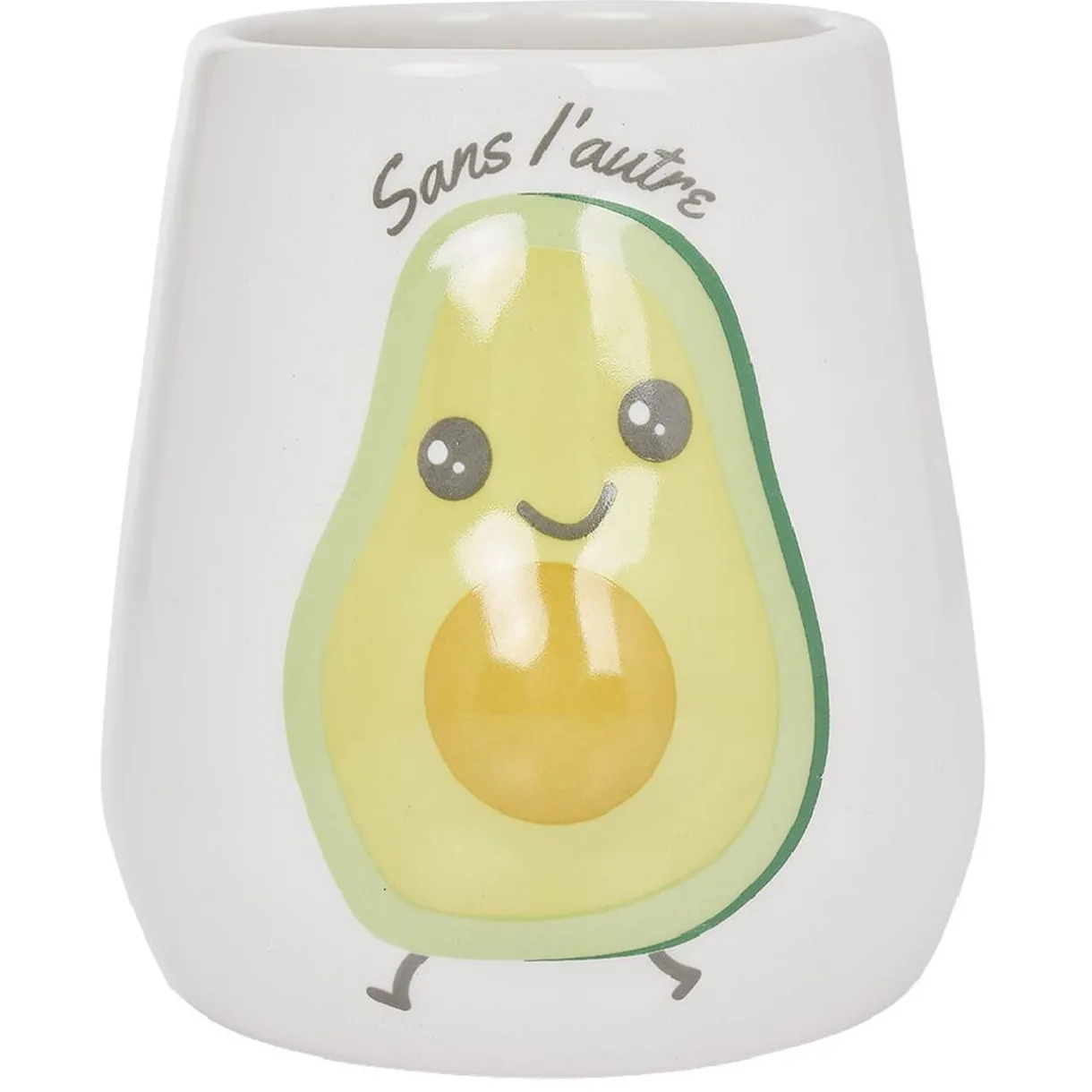 Gifi Mug duo avocat x2 Jamais l'un sans l'autre