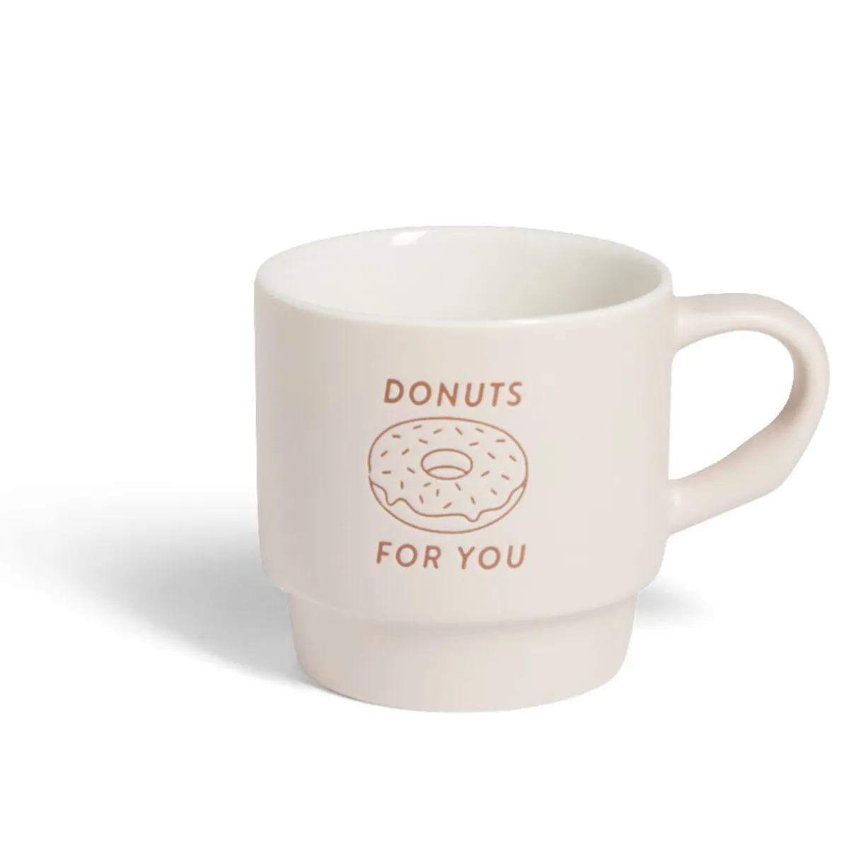 Gifi Mug empilables en céramique motifs et couleurs assorties 300ml - 4 pièces Online