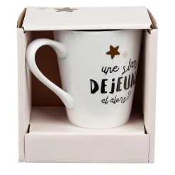 Gifi Mug en porcelaine Déjeuner de Star 27cl