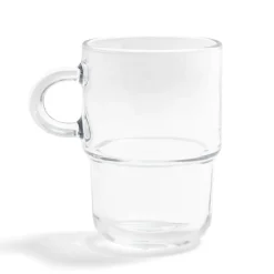 Gifi Mug en verre transparent Cozy empilable 36cl Clearance