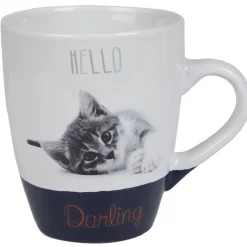 Gifi Mug faïence motif chat Discount