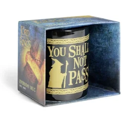 Gifi Mug Le Seigneur des Anneaux Vous ne passerez pas noir et doré 315ml