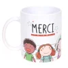Gifi Mug merci Maîtresse avec inscription et enfants Clearance