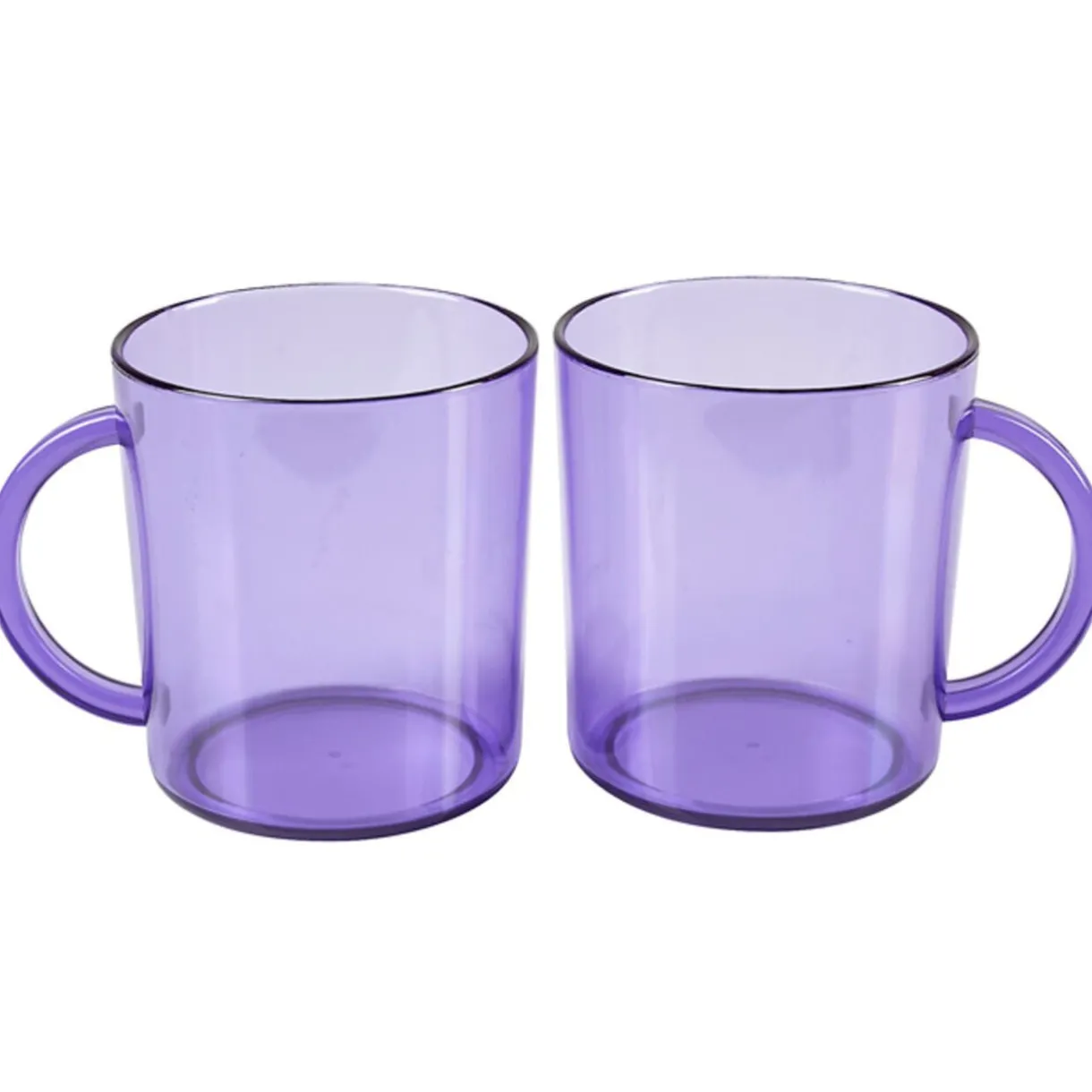 Gifi Mug plastique violet x2 New