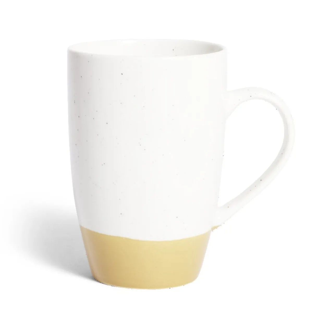 Gifi Mug porcelaine blanc et beige 500ml Clearance