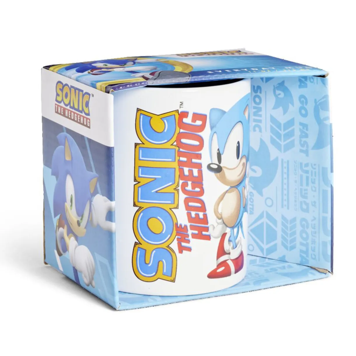 Gifi Mug Sonic blanc et bleu 315ml Best