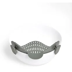Gifi Passoire casserole à clips silicone gris Discount