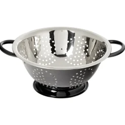 Gifi Passoire ronde en inox noir et gris Best