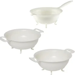Gifi Passoire x2 et bol blancs XL Sale