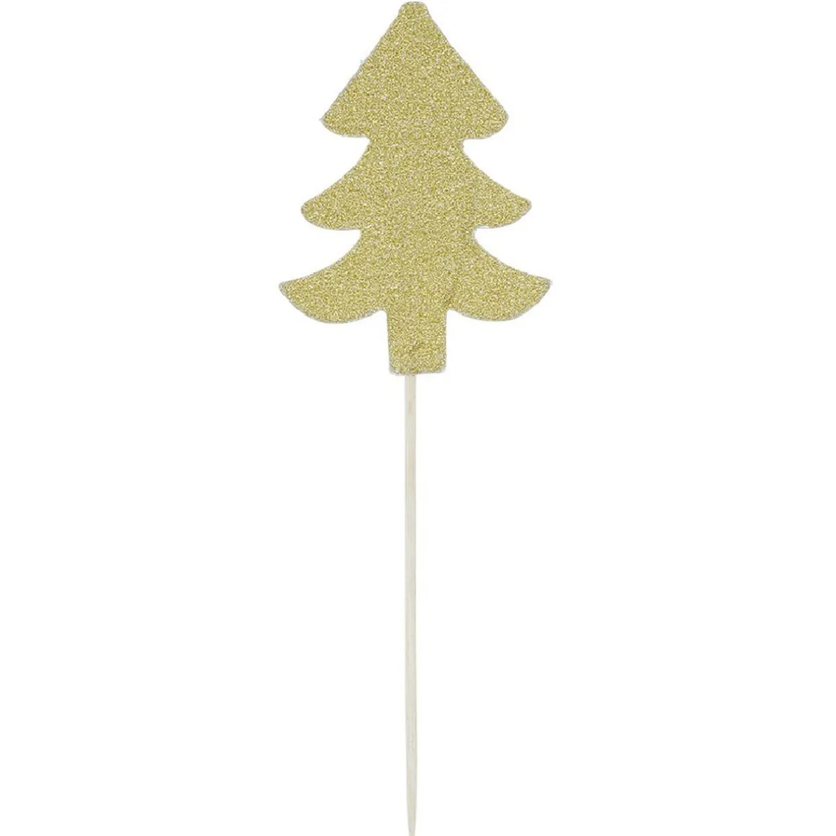 Gifi Pic en bois pour apéritif étoile et sapin x 18