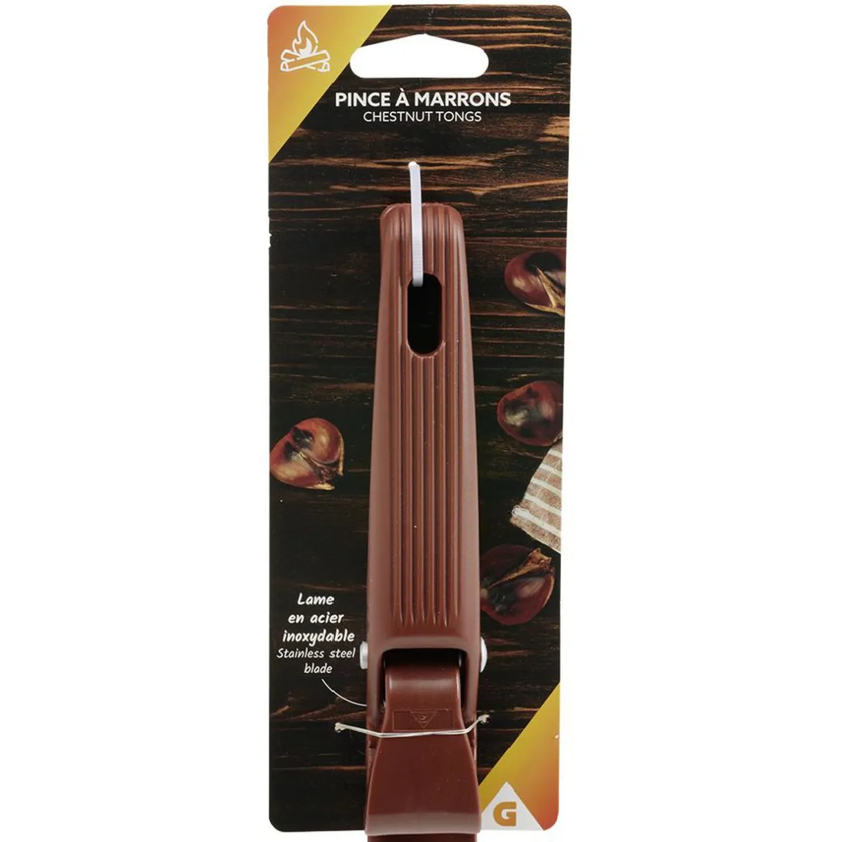 Gifi Pince à marrons lame en acier inoxydable L17cm Best