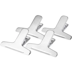 Gifi Pince à sachet inox x4
