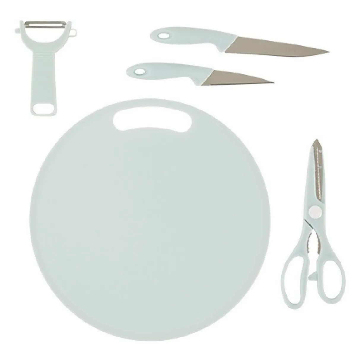 Gifi Planche à découper + 4 ustensiles de cuisine Online