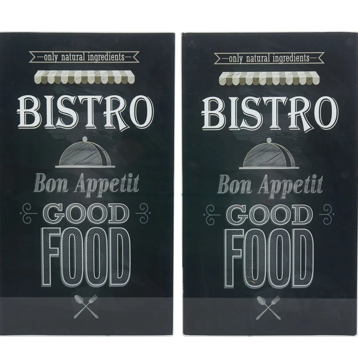 Gifi Planche à découper cache plaque Bistro x2 New