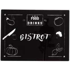 Gifi Planche à découper en verre noir New