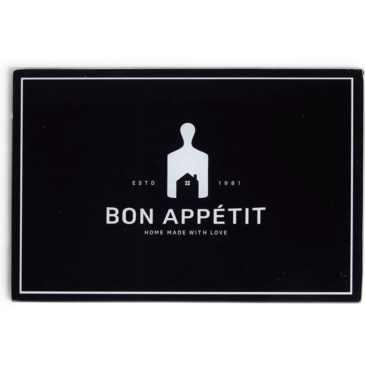 Gifi Planche à découper en verre design Bon appétit - 30x20cm Outlet