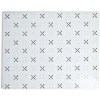 Gifi Planche à découper en verre blanc motif noir - 38x30cm Discount