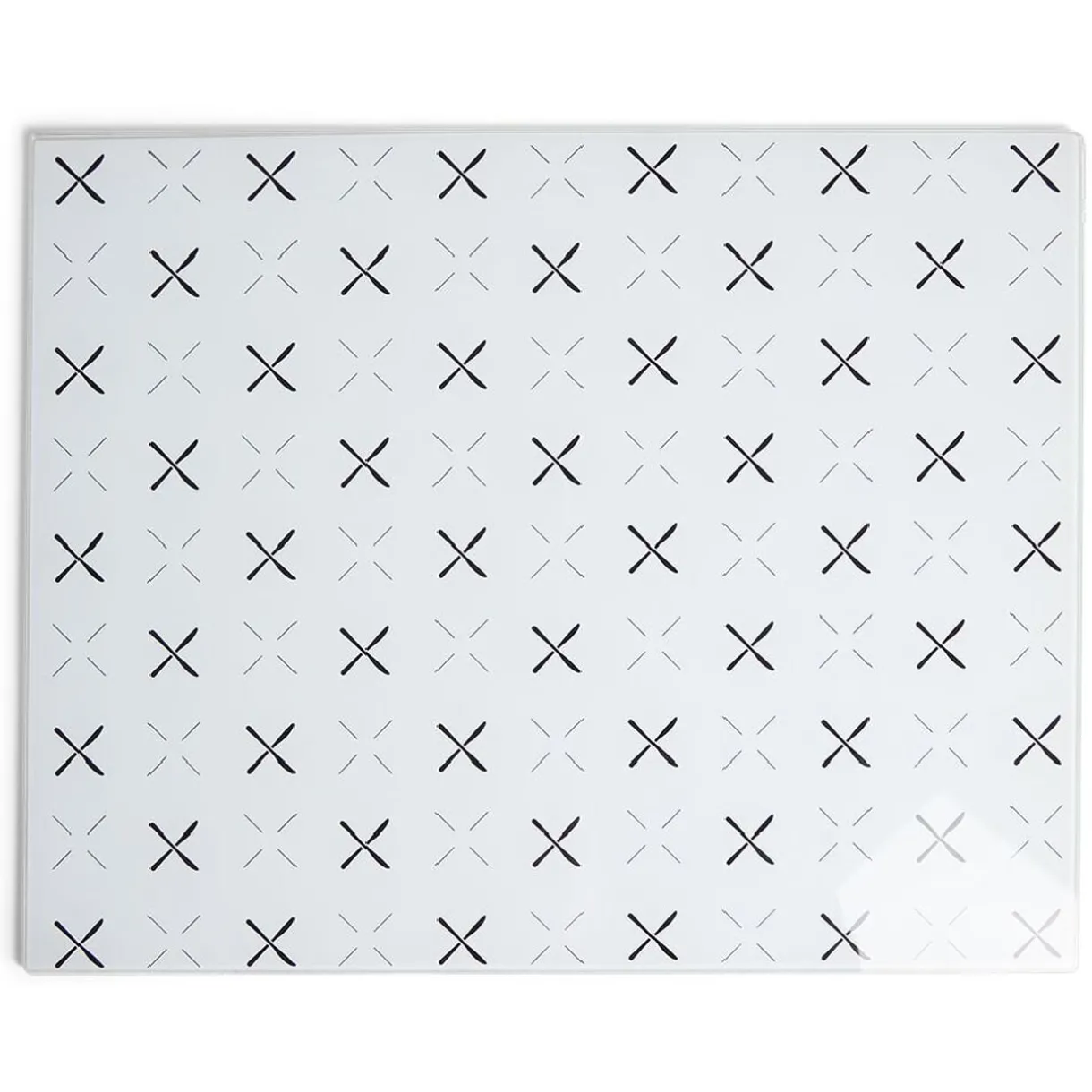 Gifi Planche à découper en verre design Bon appétit - 30x20cm Outlet