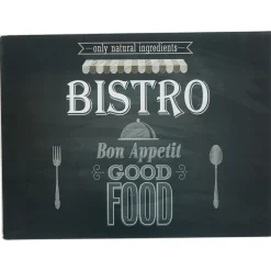 Gifi Planche à découper noire design bistrot Sale