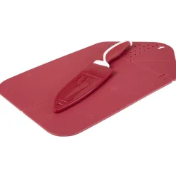 Gifi Planche à découper pliable 3 en 1 avec couteau inox Best