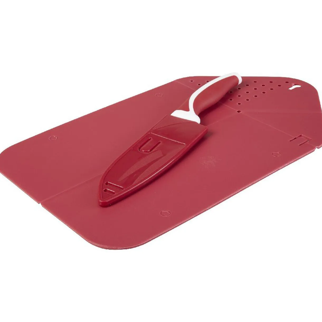 Gifi Planche à découper pliable 3 en 1 avec couteau inox Best