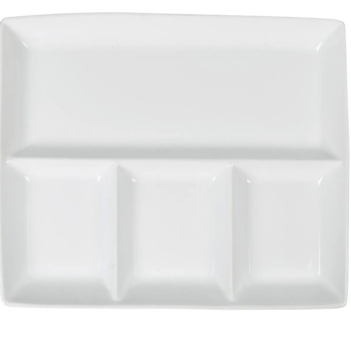 Gifi Plat à 4 compartiments blanc