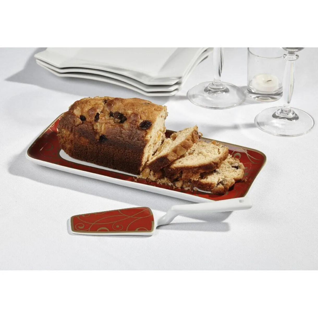 Gifi Plat à cake et pelle Outlet