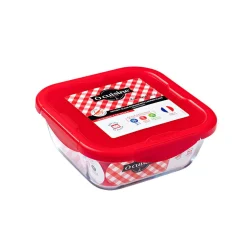 Gifi Plat à four avec couvercle hermétique Ô Cuisine 21x21 cm Sale