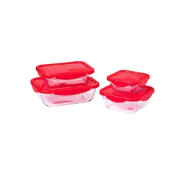 Gifi Plat à four avec couvercle hermétique Ô Cuisine 21x21 cm Sale